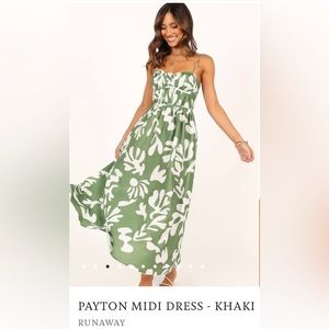 Green midi dress - Petal and Pup